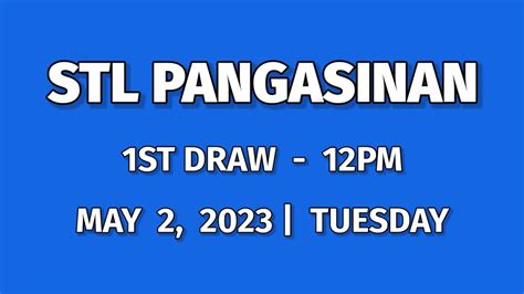 stl result today pangasinan